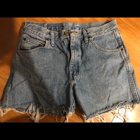 Light blue Wrangler jeans shorts - Picture 6 of 6